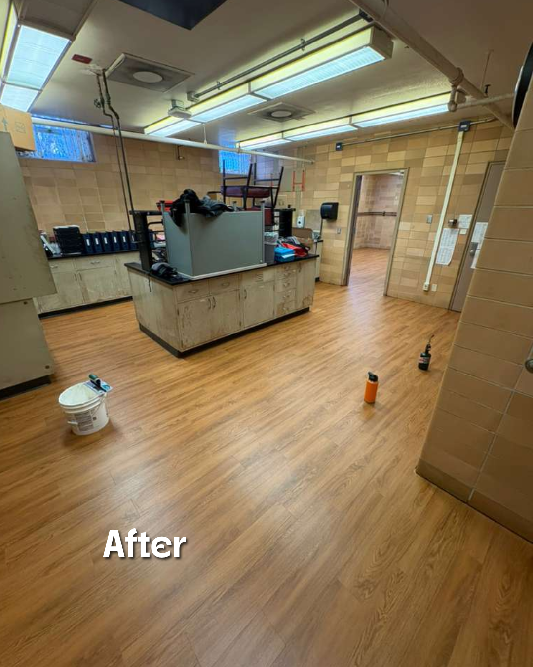 State Owned Property in Madison WIsconsin image of before flooring installation
